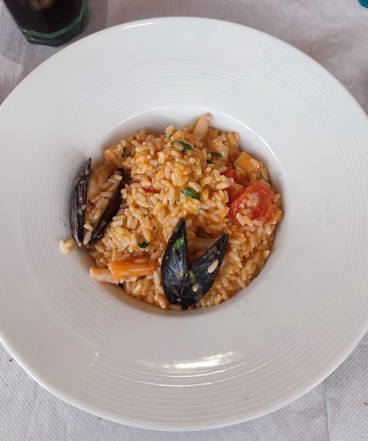 Seafood risotto Eagle Nest